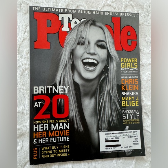 Britney Spears 2002 Teen People Magazine - Picture 1 of 1